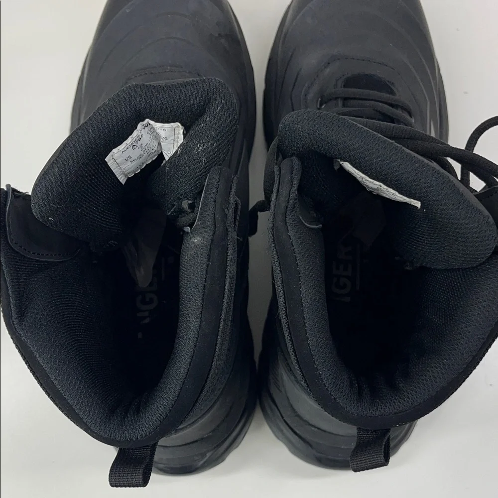 Avenger Men's Safety Toe Slip Resistant Work Boots in Black Size 9.5 Wide